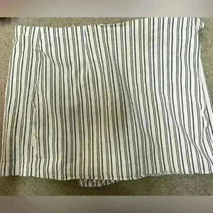 Black and white striped Skort, Forever 21, size large